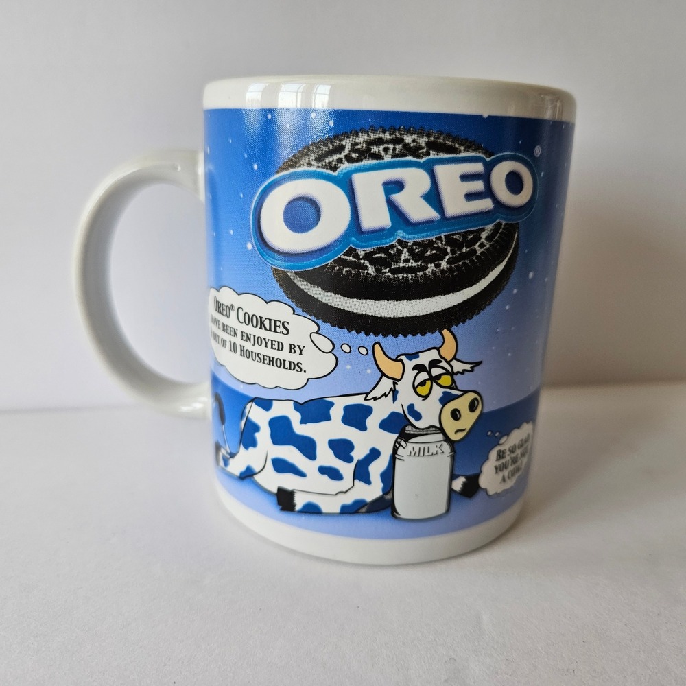Houston Harvest OREO Cookie Cows Milk Coffee Mug Cup #31111 Ceramic - EXCELLENT